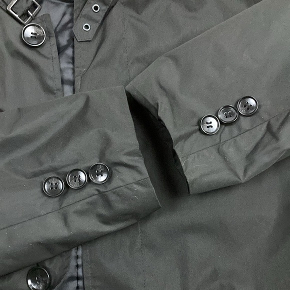 COMME CA ISM Insulated Windbreaker Top Coat Black - Picture 8 of 8